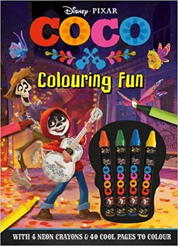disney pixar coco colouring fun